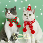 ペット用品  スカーフ  猫犬用  暖かい  クリスマス よだれかけ  ペットアクセサリー  ペットスカーフ