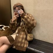 春秋レディースニットコート★韓国風のニットカーディガン★ファッションセーター★F