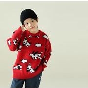 秋冬 韓国子供服 子供服長袖かわいい  トップス   男女兼用 キッズ服 厚手  ニット セーター