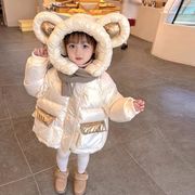 2022冬新作  子供服★ 女の子綿の服 ★ ファッション 厚いコート  子供の綿の服 ★90-140