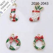 キャンディ靴下リース丸カン付きチャームデコパーツクリスマス手芸ハンドメイドアクセサリーパーツ韓国風