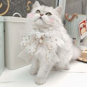 【秋冬新作大人気】　ペット アクセサリー　ペット用品　花柄　可愛い　ペット用の首輪　