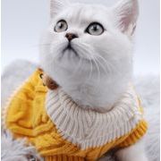 秋冬人気 犬服 ニットセーター ペット 服クリスマス 小型犬服 超可愛い ペット用品 ネコ雑貨3色