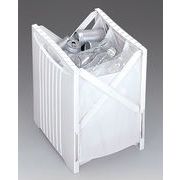 新輝合成 ゴミ袋ホルダー スーパーバッグホルダー ホワイト (ゴミ箱 レジ袋スタンド)