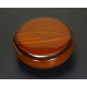 橋本達之助工芸 菓子器 チーク木目 (菓子皿 菓子鉢)