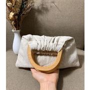 新色が安い 激安セール オリジナル 木柄 ハンドバッグ 綿麻  レトロ 中国の風 手にバッグ 竹節包