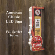 American Classic LED Sign アメリカンクラシック【Full Service Station】