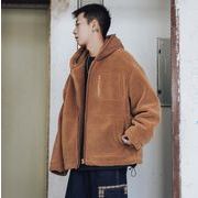 2022 秋冬新作   メンズラムズウールジャケット   韓国風ファッションコート，綿の服★M-2X
