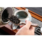 茶さじ 黒檀木 家庭用 功夫茶 お茶を入れる道具 琵琶の形 カンフー茶器 実木 ティースプーン