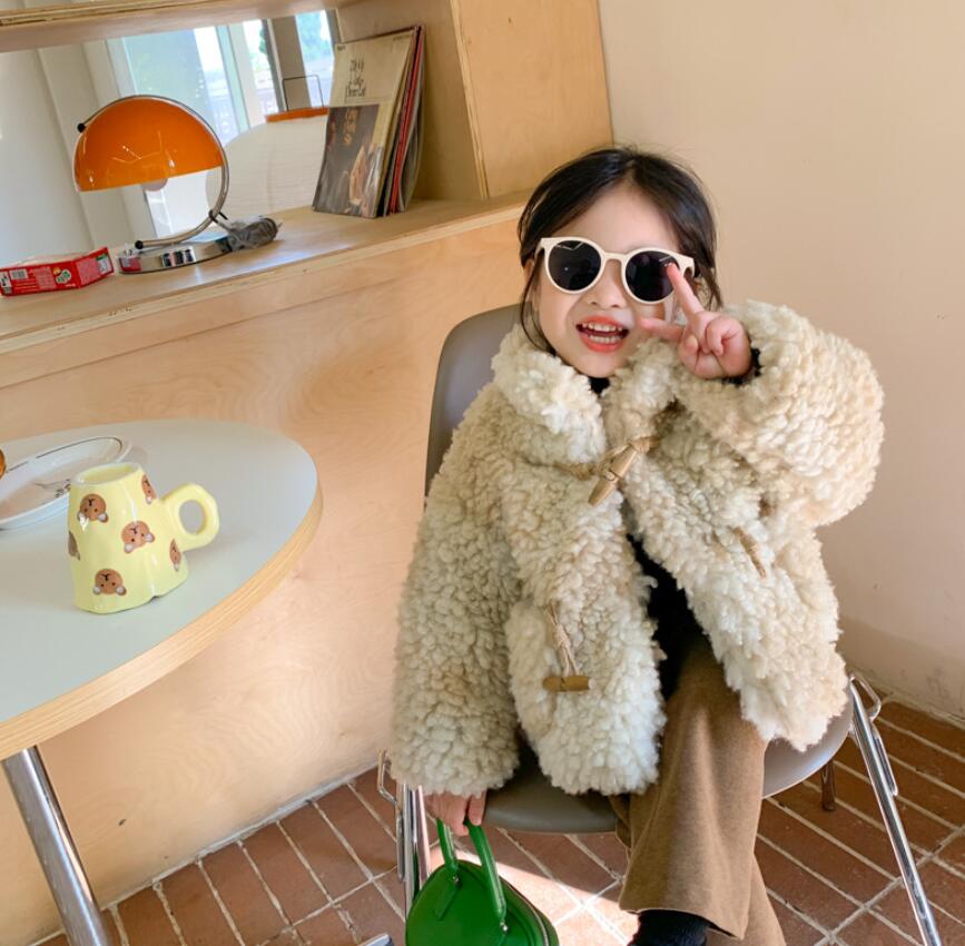 冬新作 女の子 コート 韓国版 コート 上着 厚手 トップス 子供服