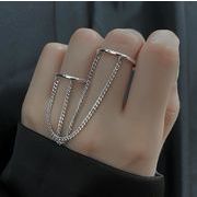 2023 人気新作  指輪 リングセット リング本 レディース 気質 金属 韓国ファッション開口指輪 2色