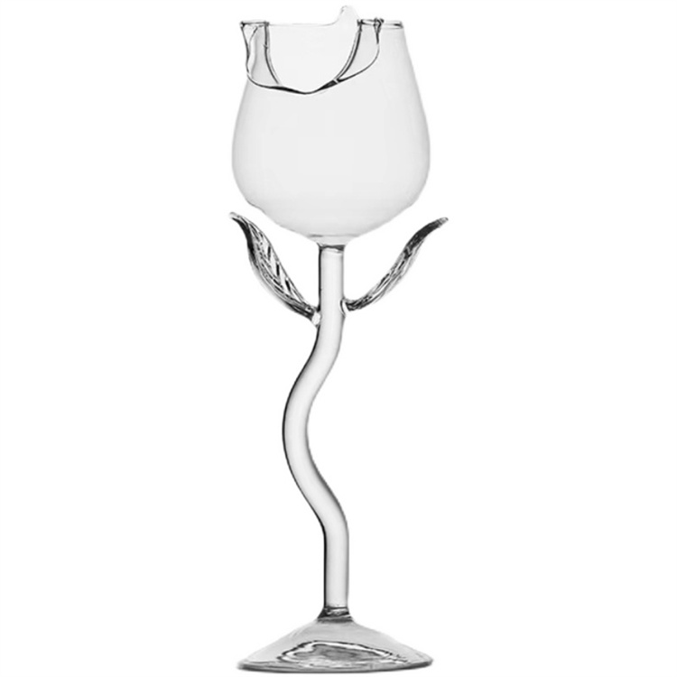 今週だけの特価 人気商品 バラの花の形 グラス ワイングラス トレンド アイデア カクテルグラス