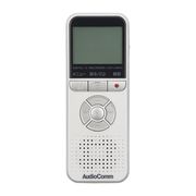 AudioCommデジタルICレコーダー 4GB ホワイト