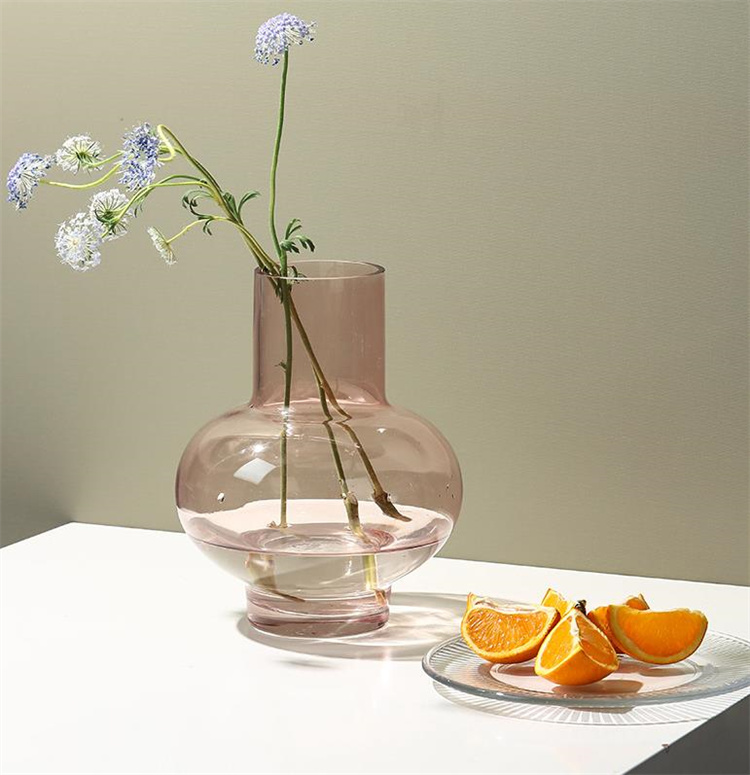 とてもファッション INSスタイル ガラスの花瓶 置物 見本室 アイデア 食卓 装飾 花器 洗練された