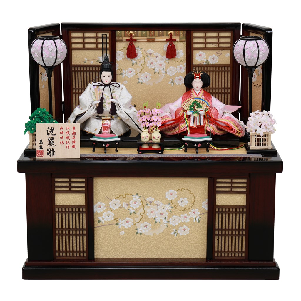 【ご紹介します！安心の日本製！お買い得な雛人形をお探しの方へ】親王収納箱飾り