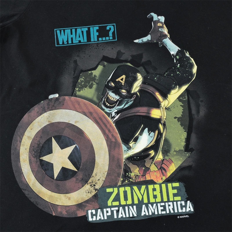 MARVEL Tシャツ WHAT IF ゾンビ キャプテンアメリカ マーベル アメコミ