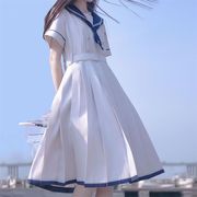 2023夏物新作ファッション ワンピース レディース プリーツスカート   jk 制服 ワンピース 学生服 コスプレ