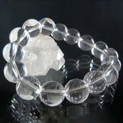 (天然石 パワーストーン)AA級水晶ブレスレット12mm