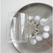 ガラスカップ ティーカップ 糖葫芦造形カップ カップル ドリンクカップ コーヒーカップ 牛乳カップ