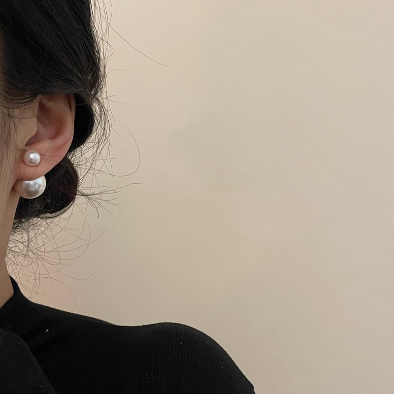 パールピアス アクセサリー シンプル デザイン 韓国風 925シルバーポスト