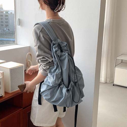 韓国リュックサック　大容バックパック　柔らかいナップサック　マザーズバッグ