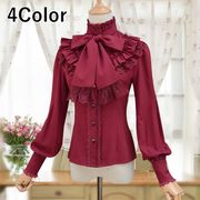 長袖ブラウスシフォンブラウス