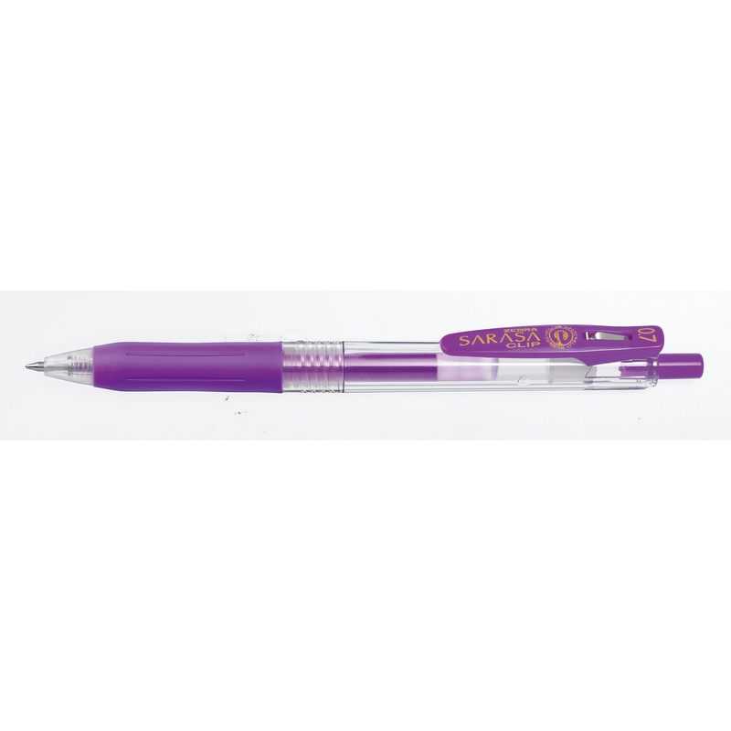 ゼブラ ゲルインクボールペン サラサクリップ0.7 紫 JJB15-PU