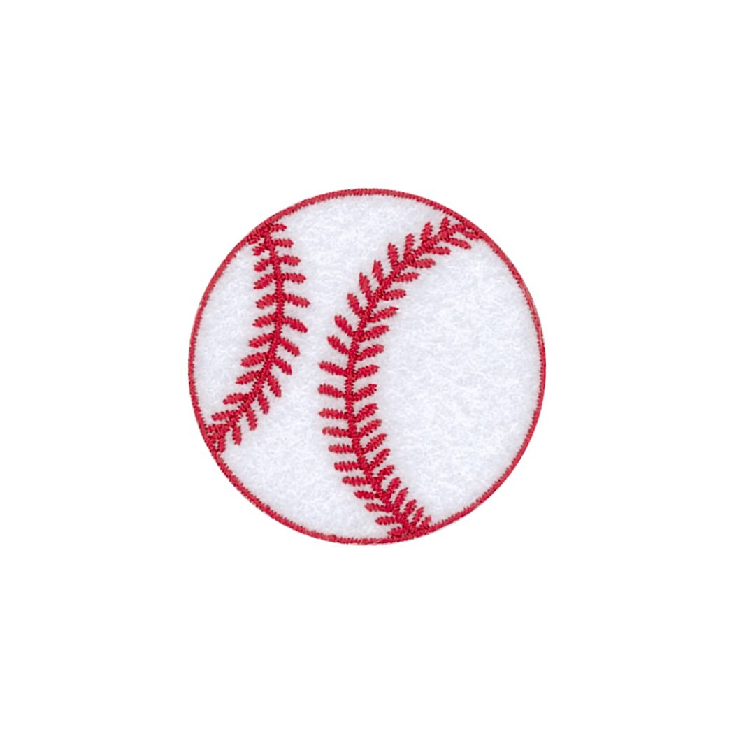 【ワッペン】アイロンパッチ 野球ボール