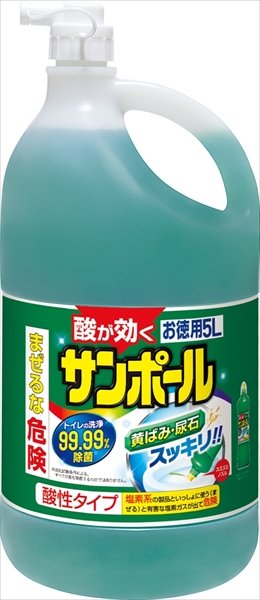 サンポールＶ ５Ｌ 【 大日本除虫菊（金鳥） 】 【 住居洗剤・トイレ用