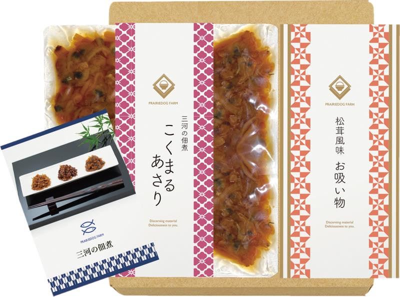 三河の佃煮&永谷園松茸風味お吸い物セット MTD-10
