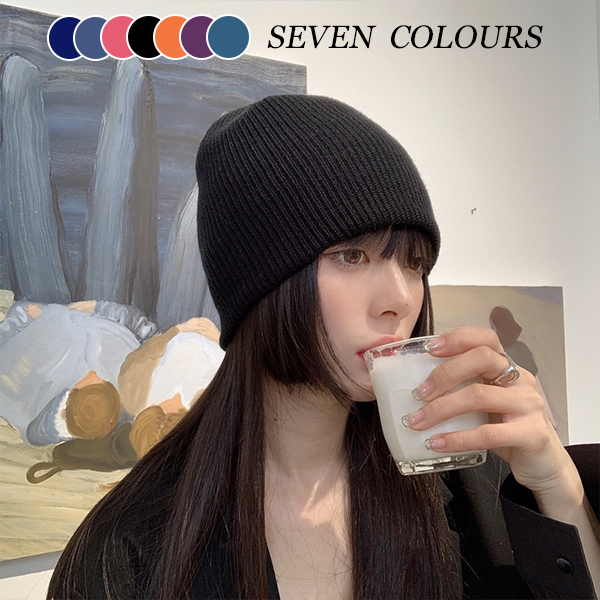 【NEW即納商品】韓国風レディース服 レディース オシャレ 帽子 冬 ファッション ニット 防寒アイテム 7色