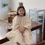 ★Girls★　子供ワンピース　プリンセス　ブラウス ins 韓国キッズファッション