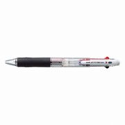 三菱鉛筆 なめらか油性ボールペン ジェットストリーム 3色 0.38 透明 SXE340038.T