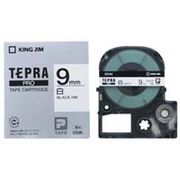 キングジム テプラPROテープ 白 黒文字 9mm SS9K