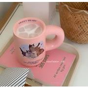 韓国風    撮影道具   ins   陶器   かわいい   コーヒーカップ   猫   マグカップ