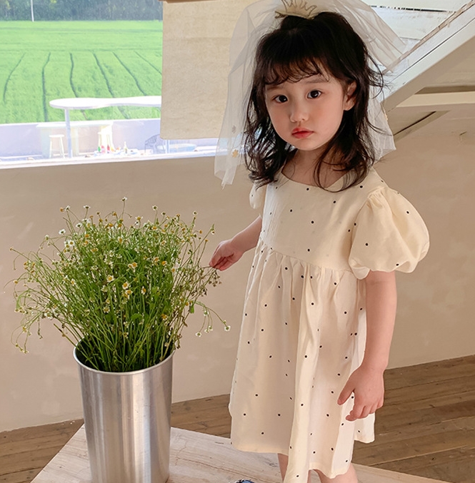 半袖  花柄 ワンピース 2022新作 子供服 可愛い キッズ ファッション 韓国風子供服 80cm-130cm