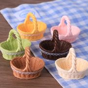大人気 ミニバスケットデコパーツ DIY素材 デコ素材 手芸材料 飾り写真撮影の小道具