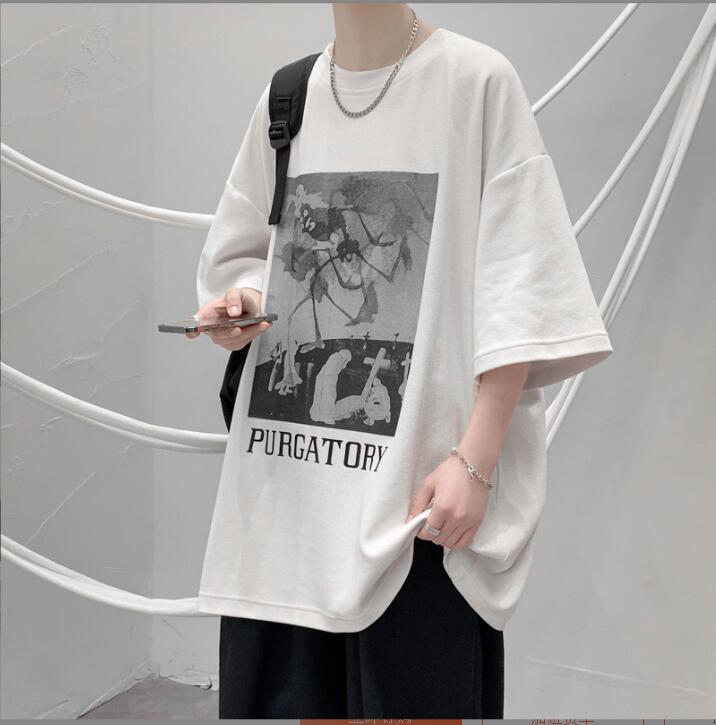 韓国風  Tシャツ　半袖Tシャツ　夏の新しい　スポーツウェア　ファッションTシャツ★M-3X