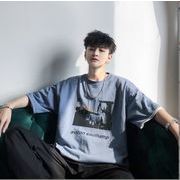 韓国風  　Tシャツ　夏の新しい　メンズTシャツ　ファッションTシャツ★M-3X