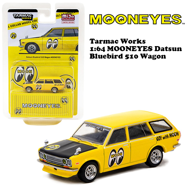 Tarmac Works 1:64 MOONEYES Datsun Bluebird 510 Wagon 【ムーン