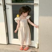 2023夏超人気  新作 韓国風子供服 女の子 袖なし サロペット 連体服 おしゃれ