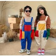 ins秋人気  韓国風子供服  キッズ  ベビー服  サロペット   オーバーオール  男女兼用