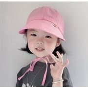 春秋新作 韓国風 子供用  キャップ ハット  子供帽    男女兼用   日除け帽子   帽子 4色