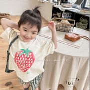 夏人気新作  韓国風子供服 ベビー服 Tシャツ  カジュアル  スポーツ  可愛い トップス  3色