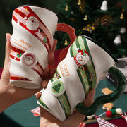 ins  クリスマス   アイデア   マグカップ   陶器のコップ   カップルカップ   店舗 オーナメント