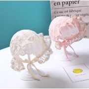 韓国  子供用   キッズ  レース   ハット  帽子  ぼうし  かわいい  プリンセス  4色