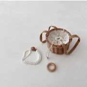 ins人気  子供用   子供バッグ  わら編み   砂浜  ハワイ  ハンドバッグ  ファッション
