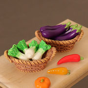 ins   模型    撮影道具  モデル   ミニチュア   インテリア置物    デコレーション   野菜+かご   6色