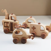 ins新作  木製  知育玩具   ベビー用品   おもちゃ    ベビー用玩具   赤ちゃん   車   ホビー用品   6種