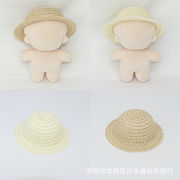 新作 ぬいぐるみ用服  ドール用 着せ替え服 人形doll ミニドール 10cm ぬい服  ドールハウス 麦わら帽子